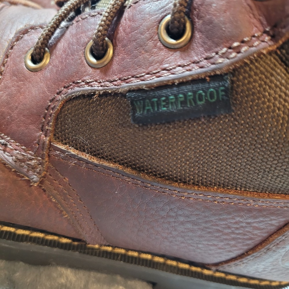 Gander Mountain Mens Waterproof Leather Canvas Hunting Field Boots Size 8 - Picture 15 of 16